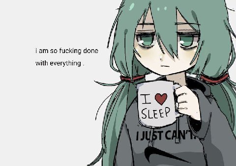 Miku is tired :(