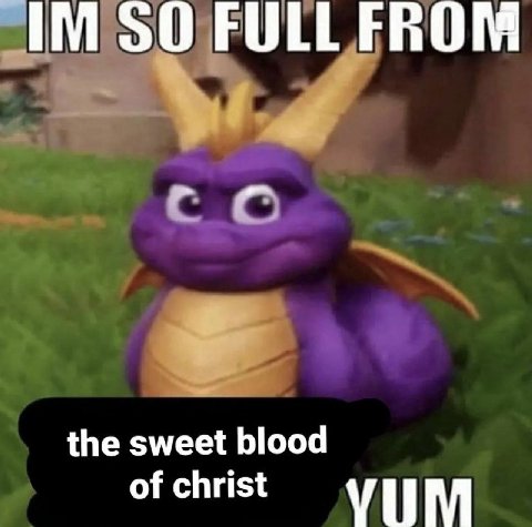 the sweet blood of christ