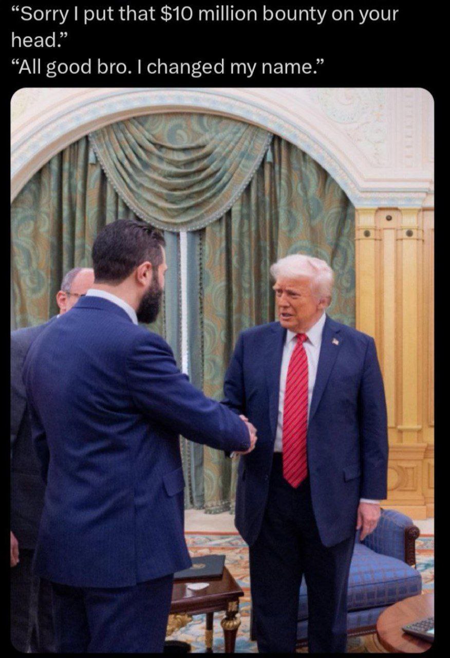 “Sorry put that $10 million bounty on your head.” “All good bro. changed my name.” я
