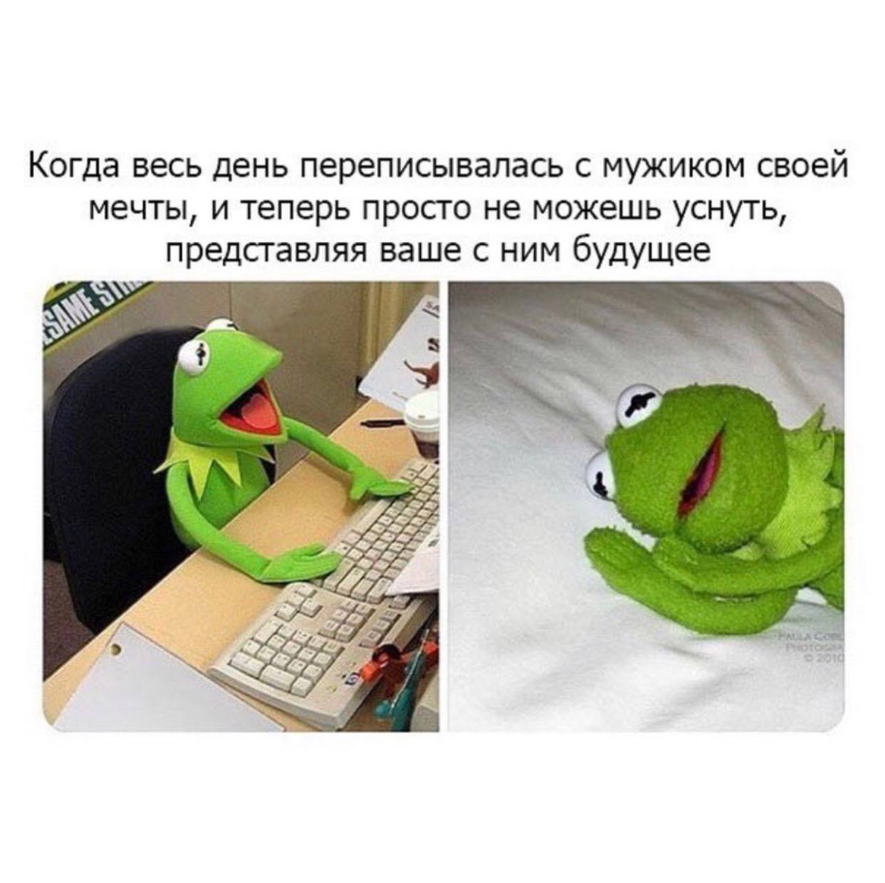 Когда весь день переписывалась с мужиком своей мечты, и теперь просто не можешь уснуть, представляя ваше с ним будущее С