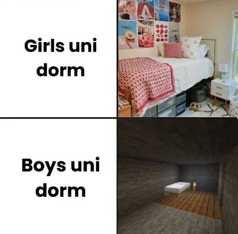 ace eee Prog Girls uni dorm Boys uni dorm