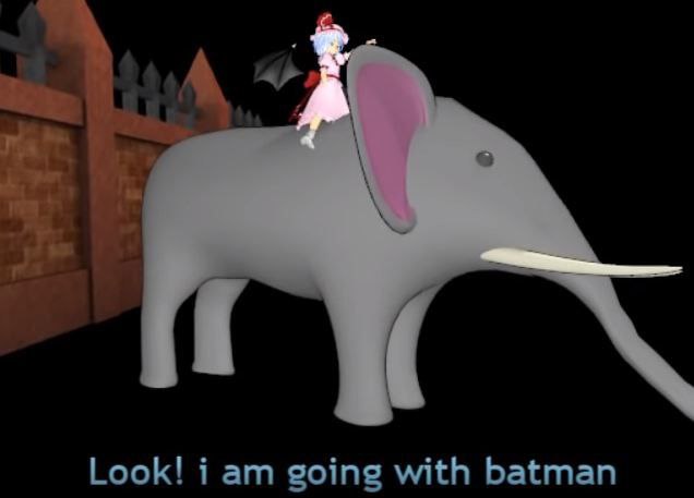 А Look! i going with batman