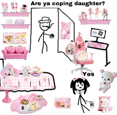 Are coping daughter? Mic Yes on 9)