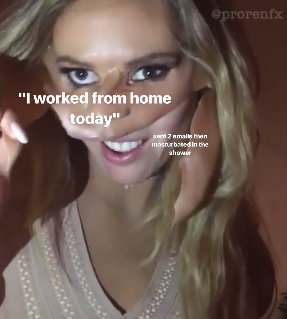 worked from home \одау" ‘a masturbated in the ent 2 emails then shower