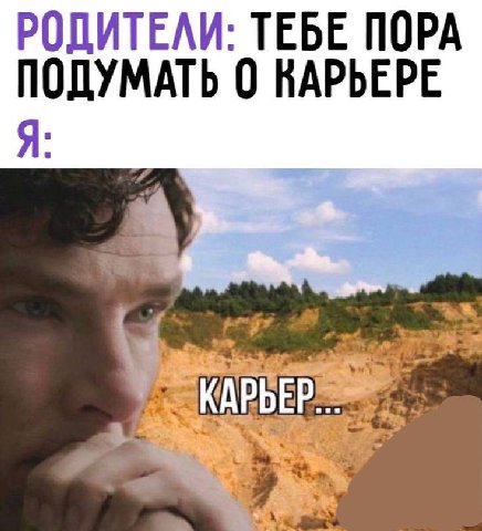 РОДИТЕЛИ: ТЕБЕ ПОРА ПОДУМАТЬ 0 НАРЬЕРЕ Я: 2