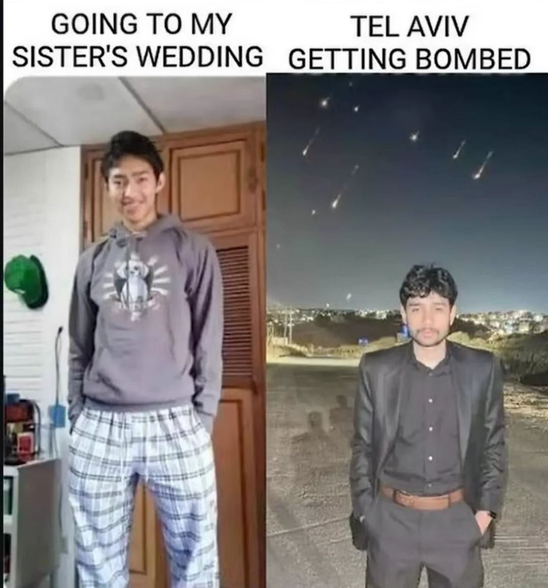 GOING ТО MY TEL AVIV SISTER'S WEDDING GETTING BOMBED