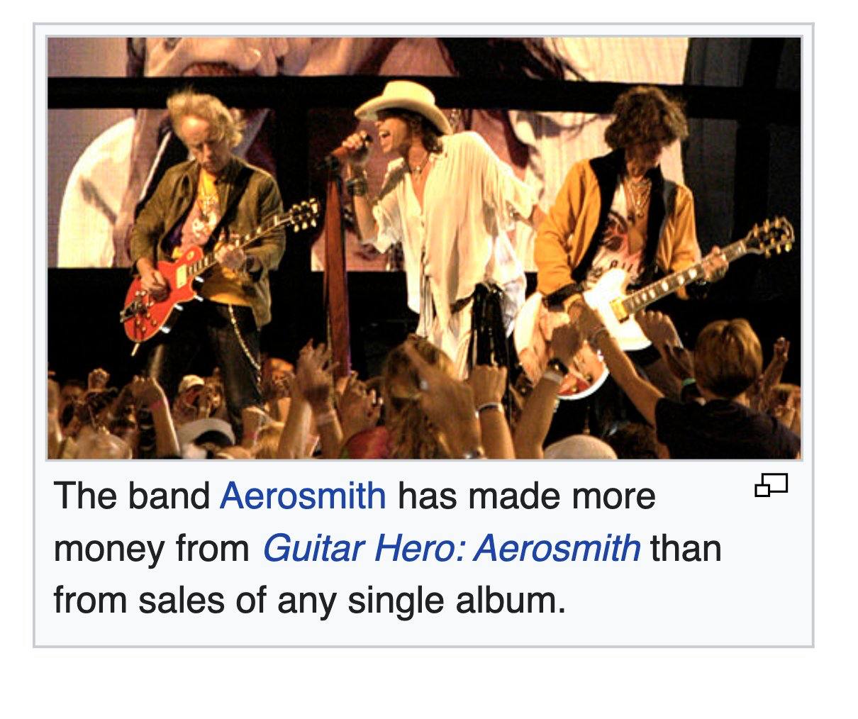 a 4 2 к an i, The band Aerosmith has made more money from Guitar Hero: Aerosmith than from sales of any single album.