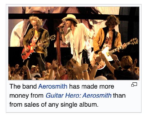 a 4 2 к an i, The band Aerosmith has made more money from Guitar Hero: Aerosmith than from sales of any single album.