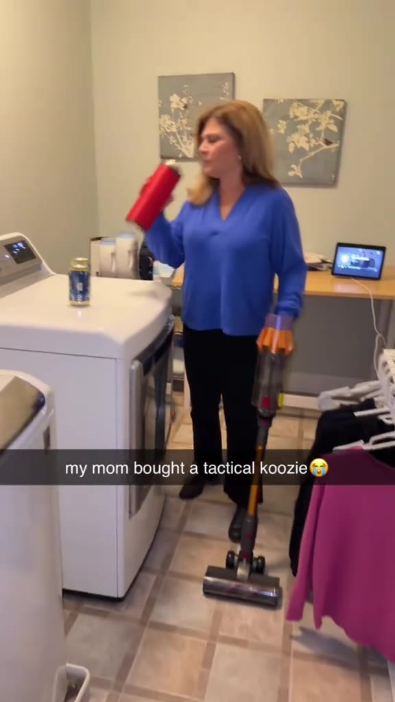 my mom bought a tactical koozie®