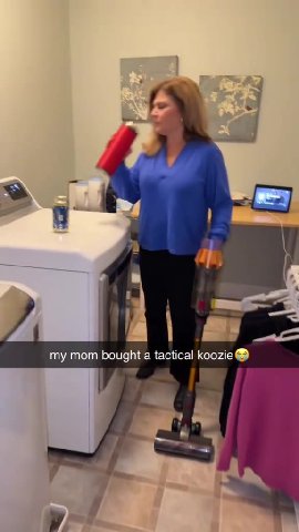 my mom bought a tactical koozie®