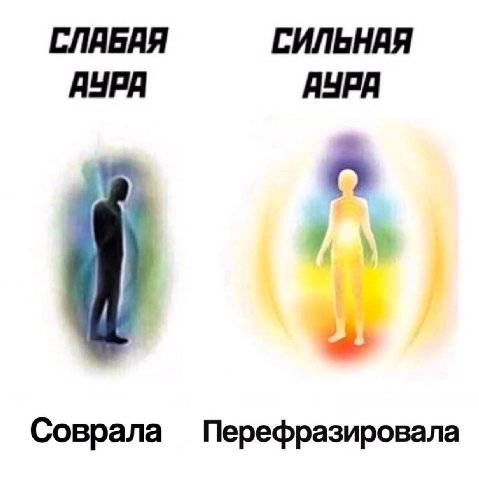 СЛАБАЯ СИЛЬНАЯ АУРА AYPA Соврала Перефразировала