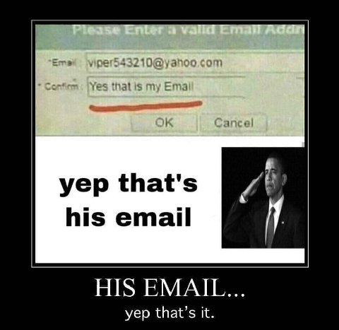 yep that's his email HIS EMAIL... yep that’s it.