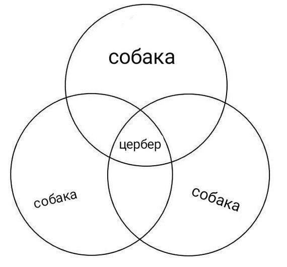 собака