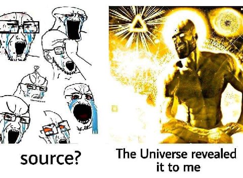 ON If i aN гсе? The Universe revealed source it to me