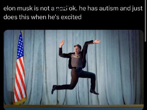elon musk is пота he has autism and just does this when he's excited и