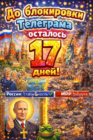 осталось 4 7¥ a! A 4 Россия: стабильность МИР: разруха