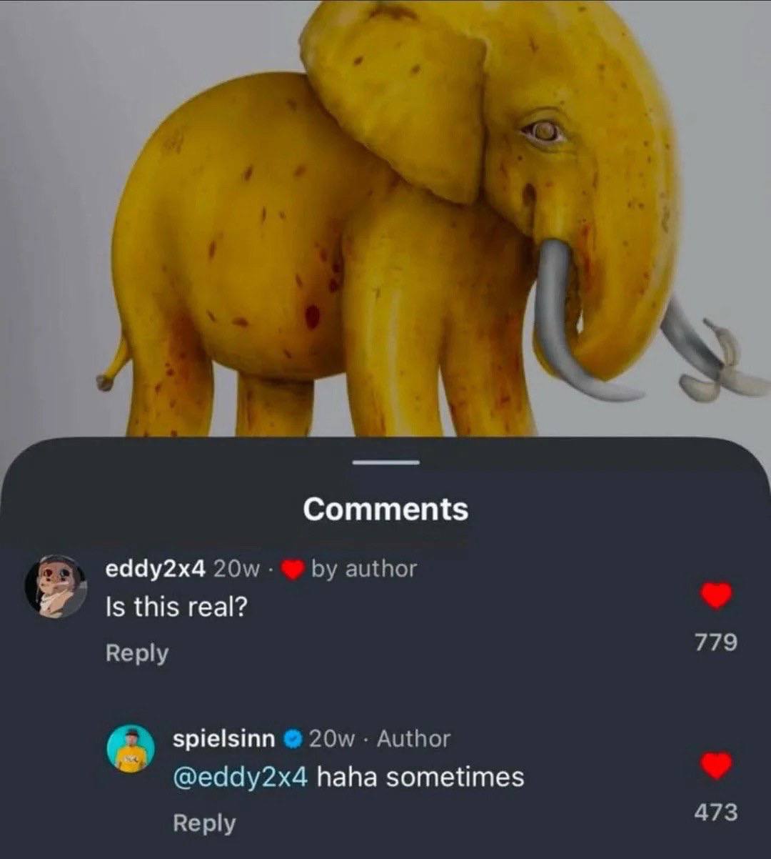Comments eddy2x4 author Is this real? Reply 779 spielsinn Author @eddy2x4 haha sometimes Reply 473