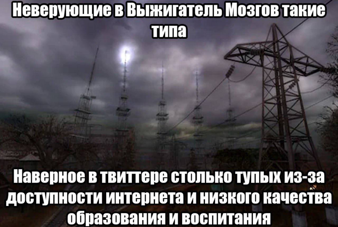 Неверующие в Выжигатель Мозгов такие типа 9 Наверное в твиттере столько тупых из-за доступности интернета и низкого качества образования и воспитания