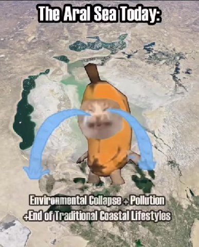 a Cotton Farmers Largest Cotton Expor-ter, 1988) > Тав’Ага! Зва Тобау: = Environmental Collapse+ Pollition’, “aa End! ofj{rauitional Coastal Lifestyles!»