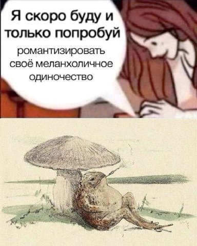 Я скоро буду и только попробуй романтизировать своё меланхоличное одиночество