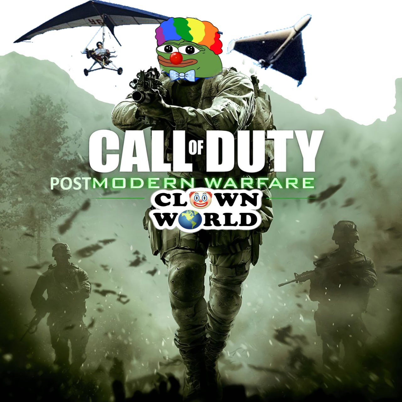 as 7 ARE POSTM CLOWN WORLD
