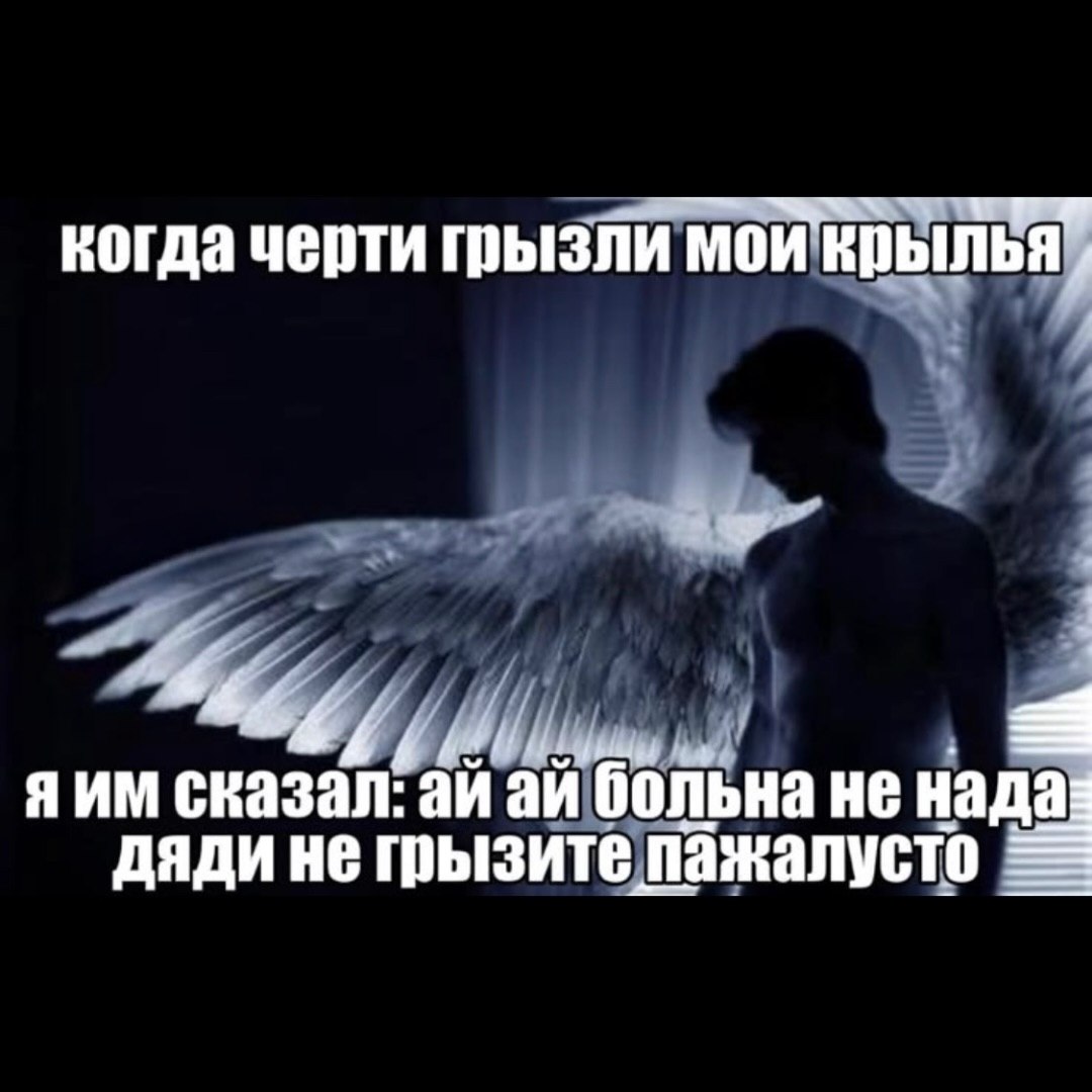 черти грызли мои крылья №77 ЯИМ сказал: ‘больна не нада: дяди не рызите пажалусто