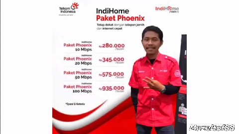Paket Phoenix Tetap dekat dengan telepon jernih Gan internet cepat ment IndiH IndiH®&me