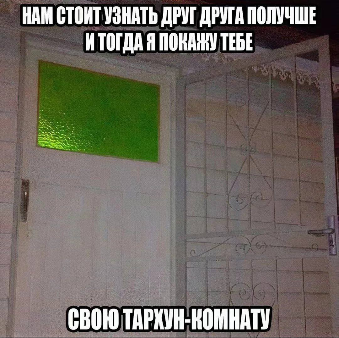 НАМ СТОИТ УЗНАТЬ ДРУГ ДРУГА ПОЛУЧШЕ ИТОГДА Я ПОНАНУ ТЕБЕ СВОЮ ТАРХУН-НОМНАТУ