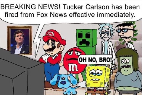 BREAKING NEWS! Tucker Carlson has been fired from Fox News effective immediately. No
