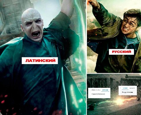 А к ЛАТИНСКИЙ Я жду опекуна Expecto