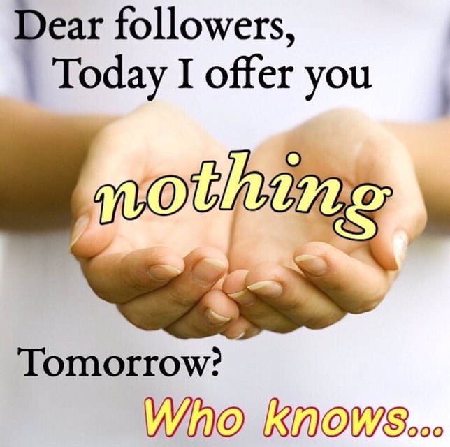 ear followers, I offer you