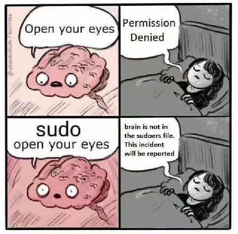 Permission Open your eyes Denied brain is not in sudo the sudoers file. open you This incident will be reported