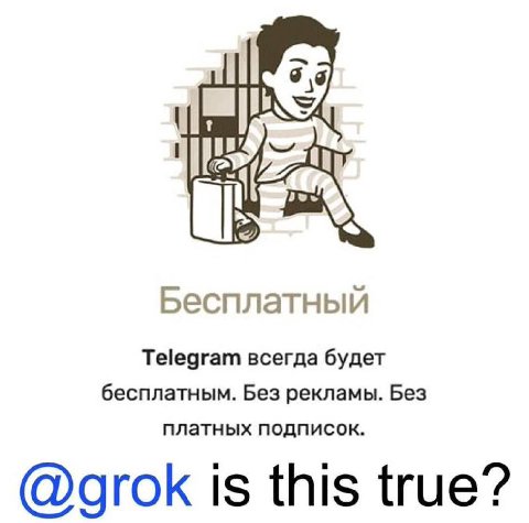 1 a Бесплатный Теедгат всегда будет бесплатным. Без рекламы. Без платных подписок. @grok Is this true?