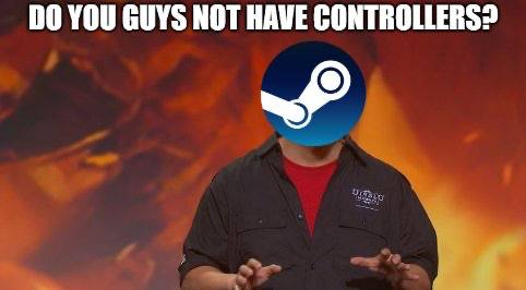 YOU GUYS NOT HAVE CONTROLLERS?