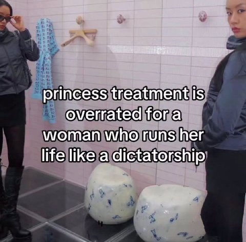 princess treatment is overrated fora woman who runs her life like a dictatorship