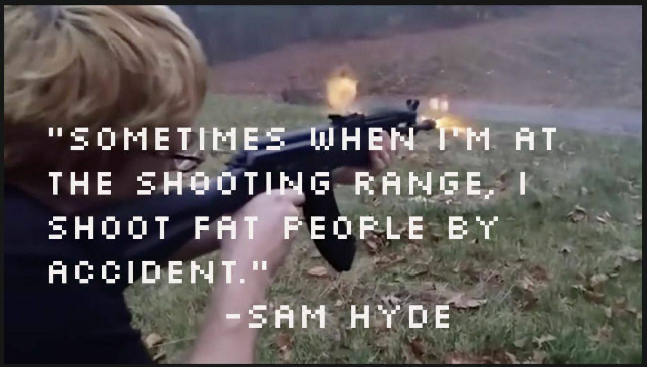 "SOMETIMES ШНЕН МЫ AT THE RANGE, SHOOT РЕОРЬЕ
