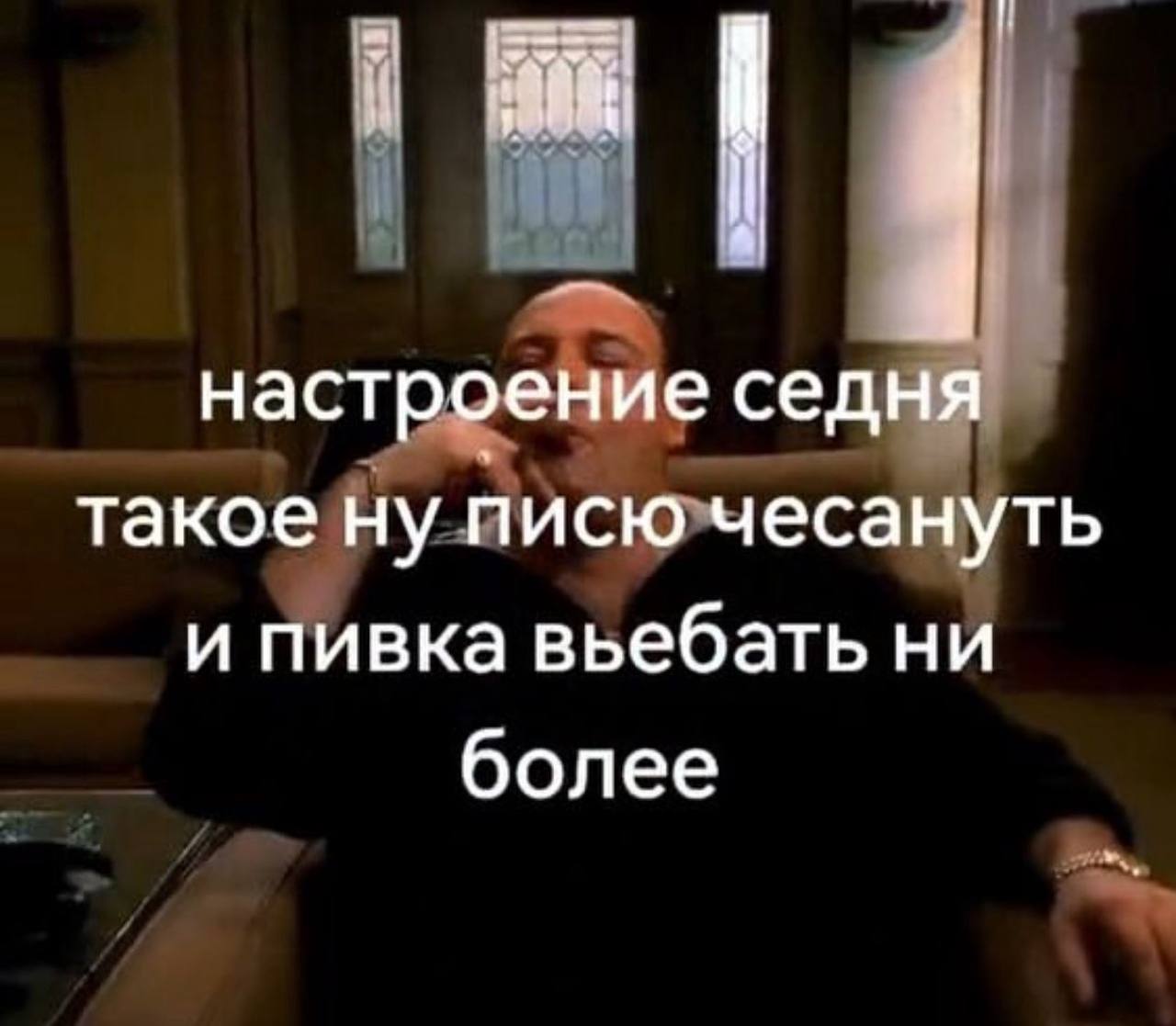настроение седня такое ну писю чесануть и пивка вьебать ни более