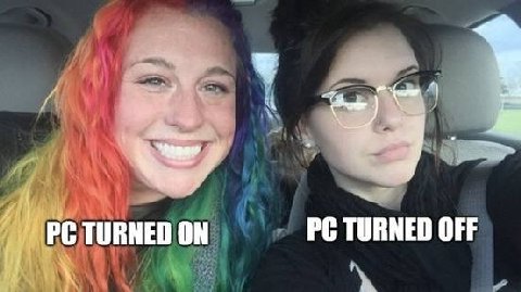 TURNED OFF TURNED ON