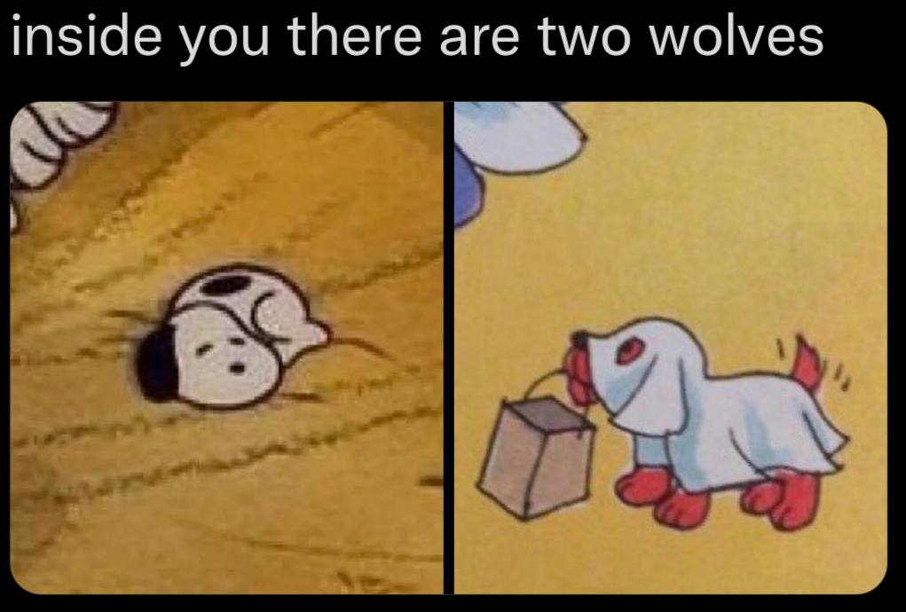 inside you there are two wolves