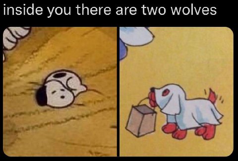 inside you there are two wolves
