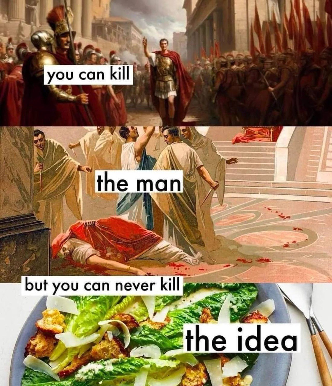 [уси can the man but you can ever kill Не dea