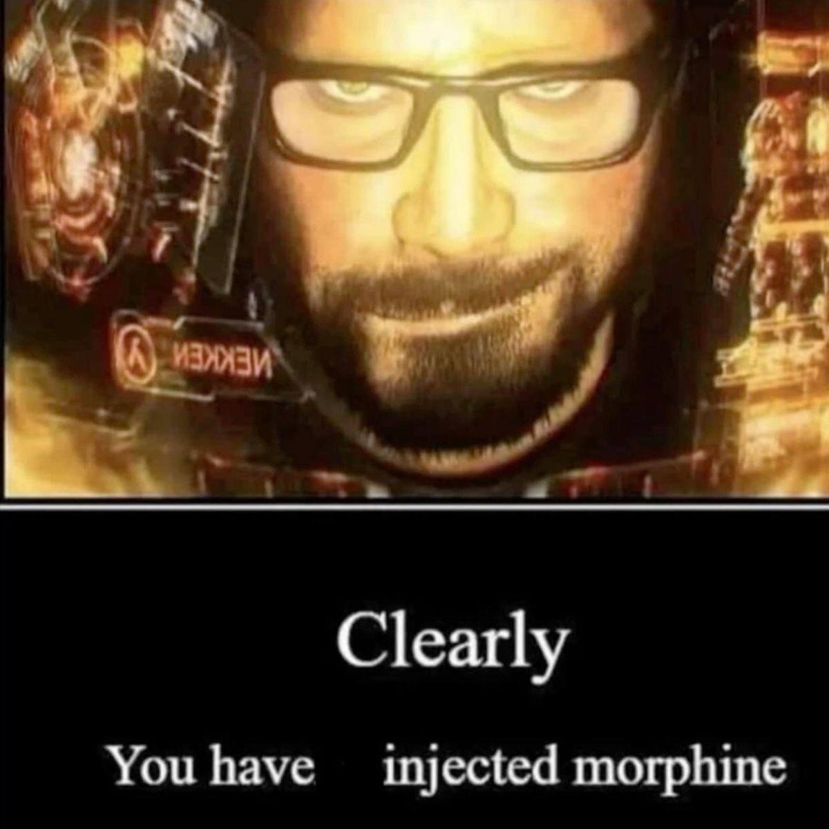 Clearly You have injected morphine