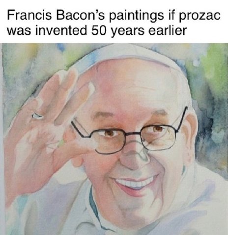 Francis Bacon’s paintings if prozac was invented 50 years earlier