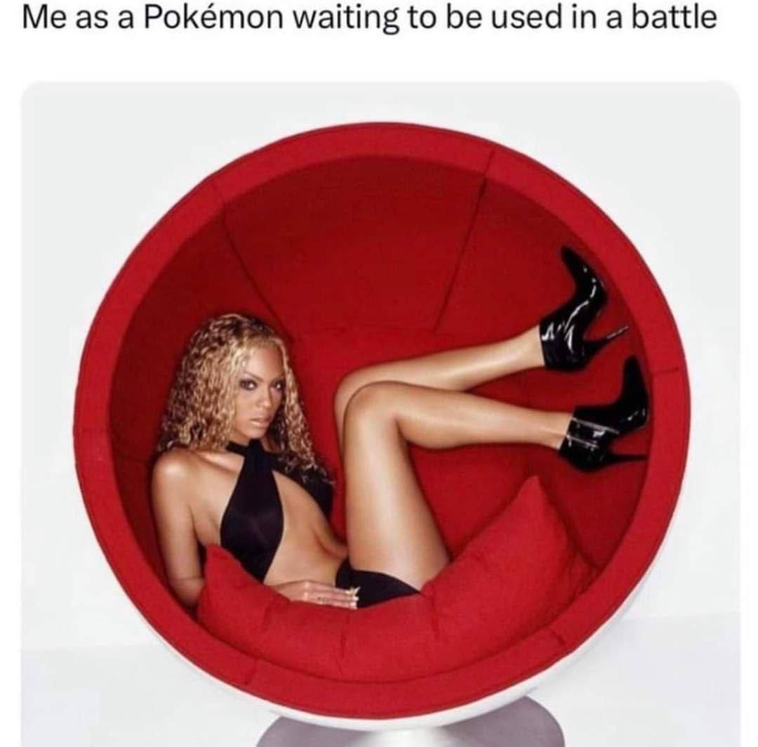 Me as а Pokémon waiting to be used a battle