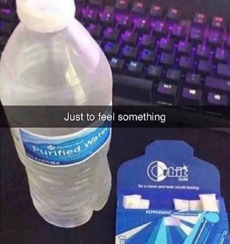 Just to feel something
