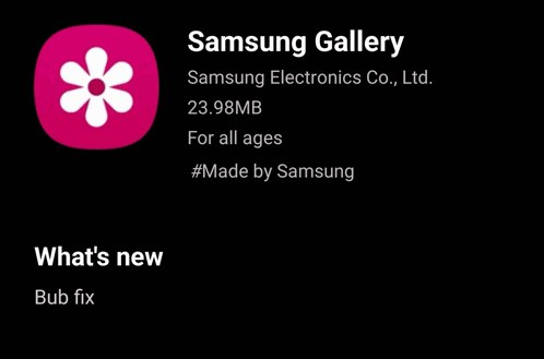 Samsung Gallery Samsung Electronics Ltd For all ages #Made Samsung What's new Bub fix