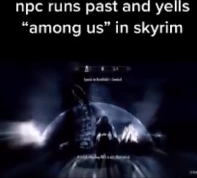 “among us” in skyrim