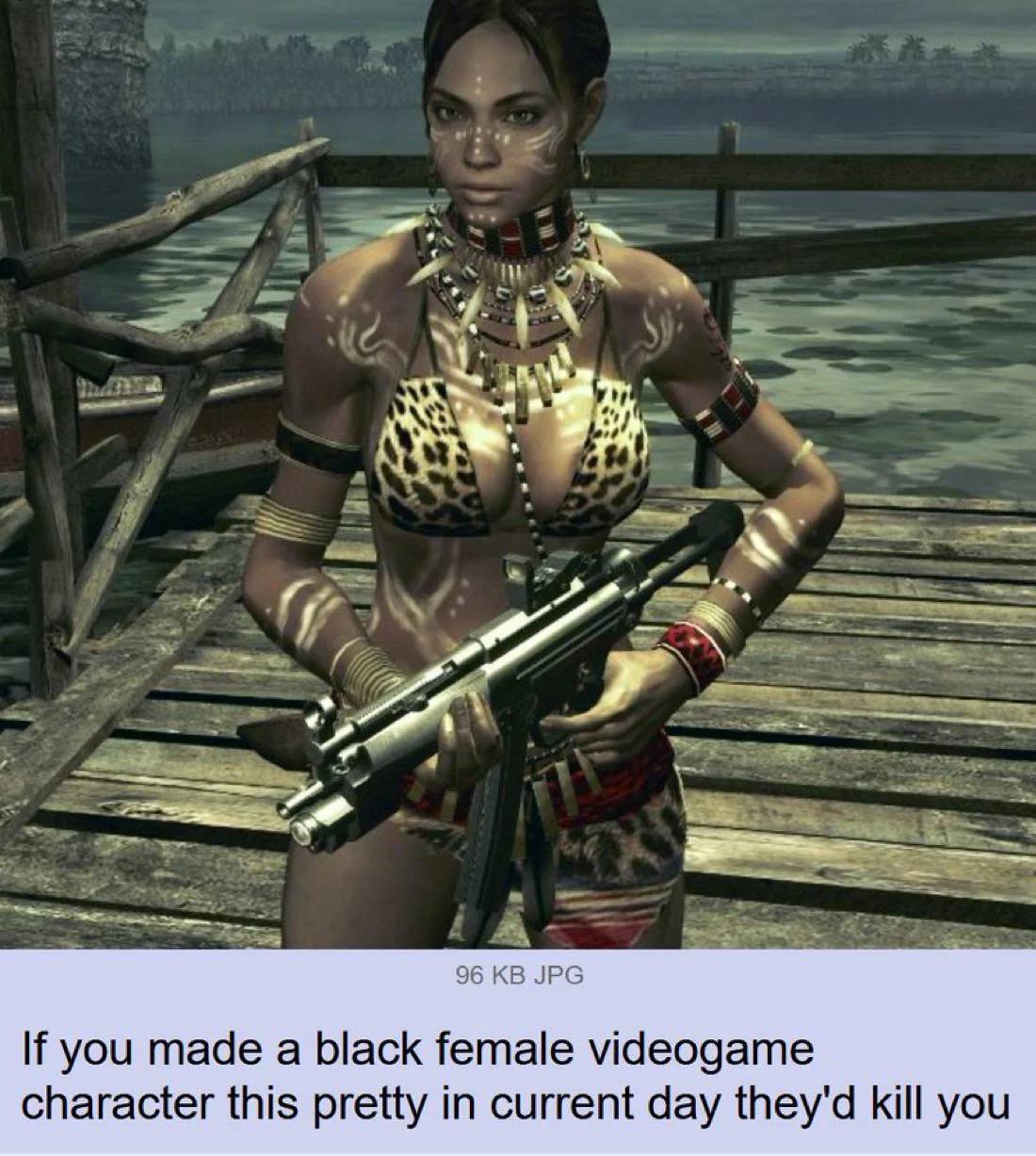 4 43, made aiblackfemalé идеодате character this pretty in current day they'd kill you