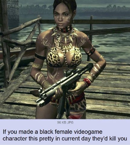 4 43, made aiblackfemalé идеодате character this pretty in current day they'd kill you