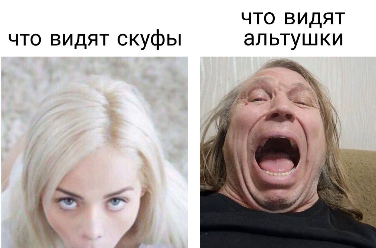 ЧТО ВИДЯТ что видят скуфы альтушки